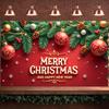 Holiday Banner Snowflakes Merry Christmas Banner Happy New Year Banner Festive For Holiday Celebration Festive Event Xmas Event