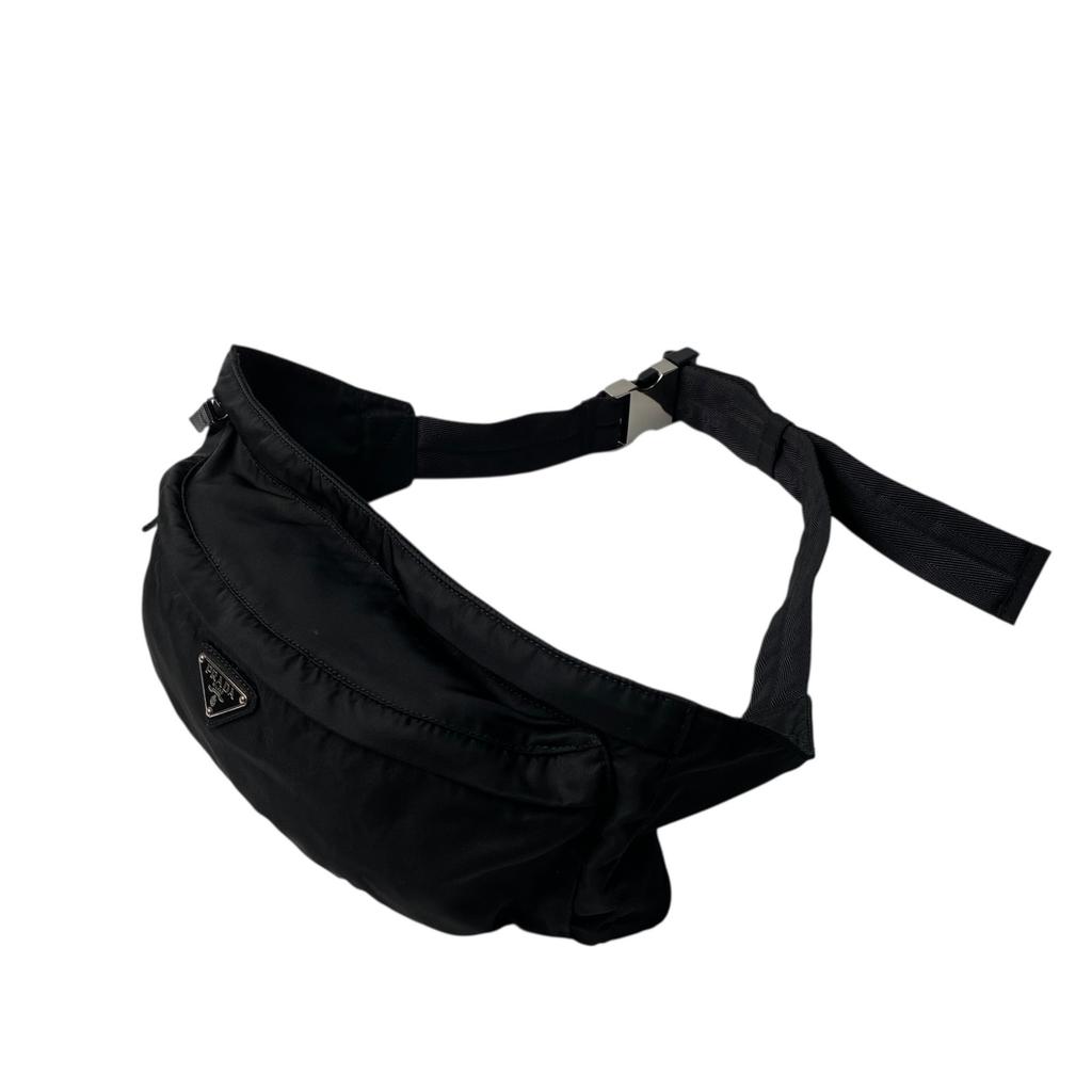 Used PRADAbody bag black Nylon Women