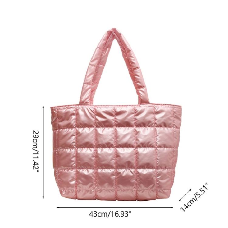 Puffer Bag for Women Functional and Fashionable Shoulder Bag Shopping Handbag