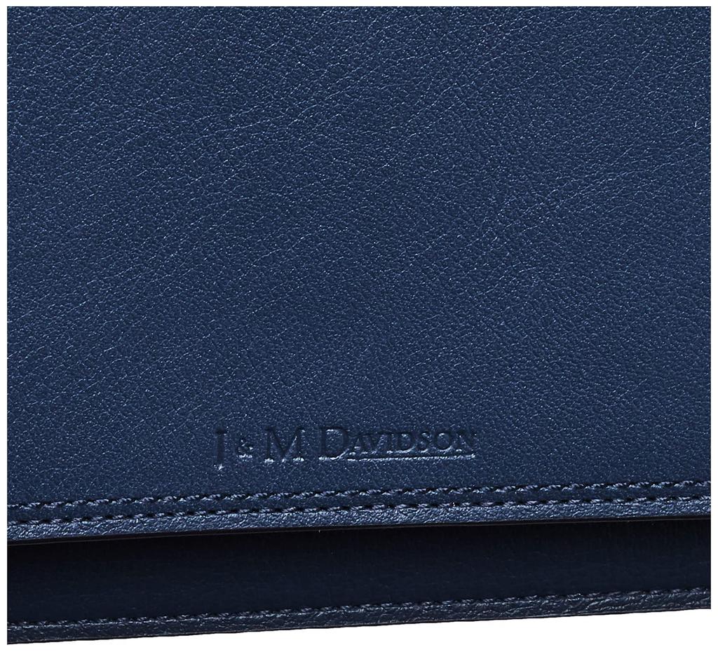 Davidson CrossBodyPouch Long 10231N 7314 J&M Women's Wallet, Midnight,