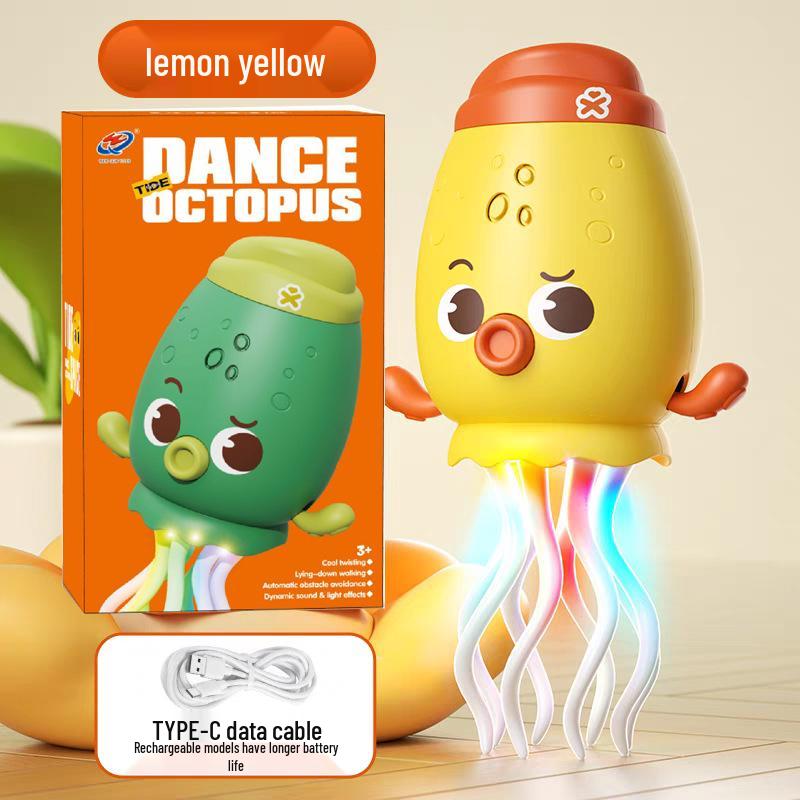 TikTok Magic Dancing Octopus: Induction Obstacle-Avoidance Toy for Kids' Pranks and Stress Relief