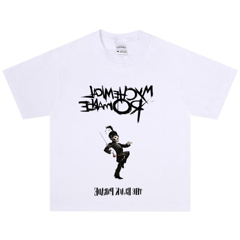 My Chemical Romance Rock Band Tshirt American Retro Shortsleeved Hiphop Street Style M