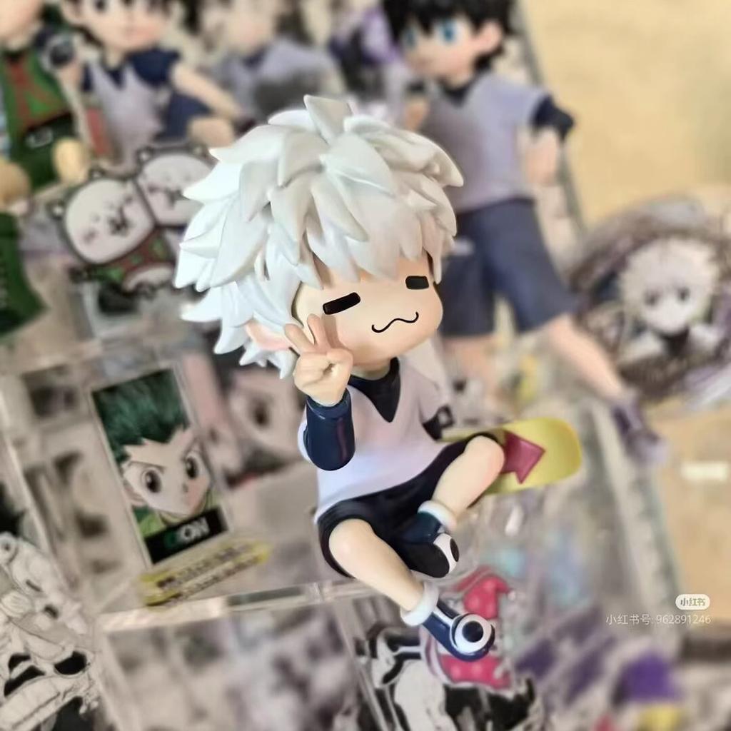 HUNTER×HUNTER Character Killua Zoldyck Funny Cute Figure Model Toys 14cm
