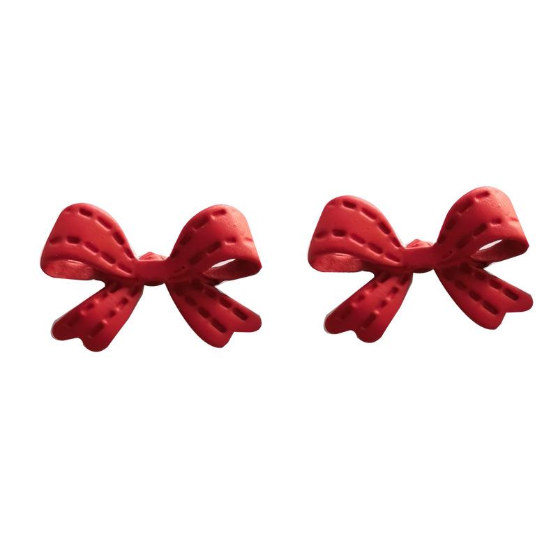 Korean Sweet Girl Fairy Bow Earrings - 2025 Trend