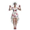Halloween Ghost Bride Costume Dress Polyester Spandex For Cosplay Party Stage Performance