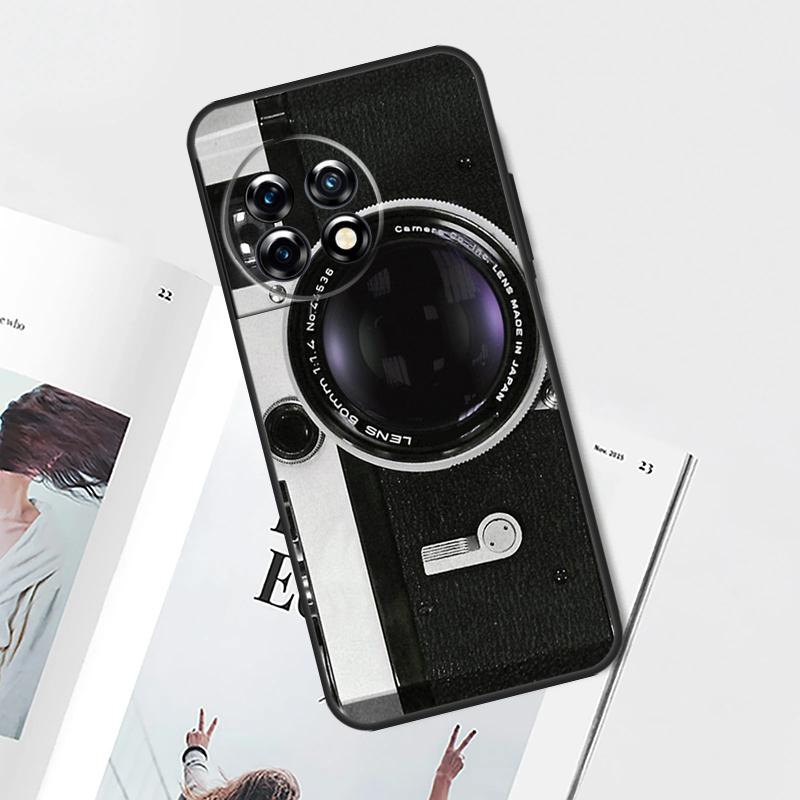 Vintage Camera Case For OnePlus Nord 5 CE 4 3 Lite N20 N30 OnePlus 15 13 12 11 8 9 10 Pro 12R 13T 13R Cover