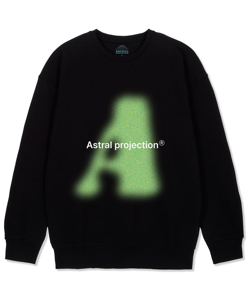 ASTRAL PROJECTION Big A Loose Fit Sweatshirt_Black