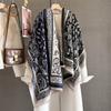 New Fashion Two-Sided Jacquard Pashmina Cashmere Scarf Winter Thick Warmth Shawl Coldproof Windproof Blanket Scarves
