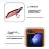Para Samsung Galaxy Z Flip7 FE 5G/Z Flip6 5G Capa Suporte de Anel Suporte Couro+PC Capa de Telefone