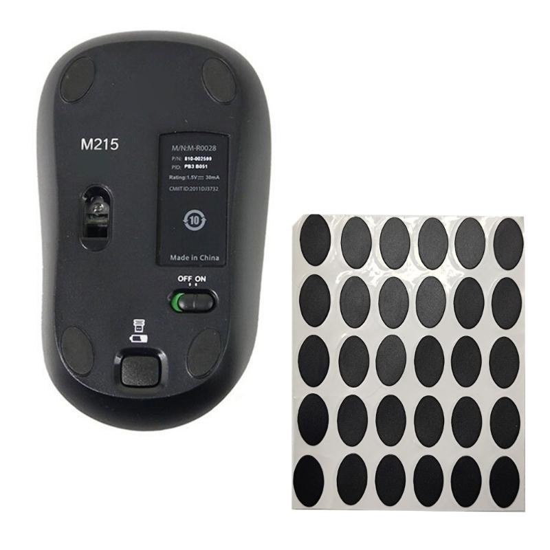 30 Stück Gaming-Mausfüße Universelle Ersatz-Mausfüße Kantenbehandlungen Glattes PTFE-Klebeband für M215 M325 M310 M320