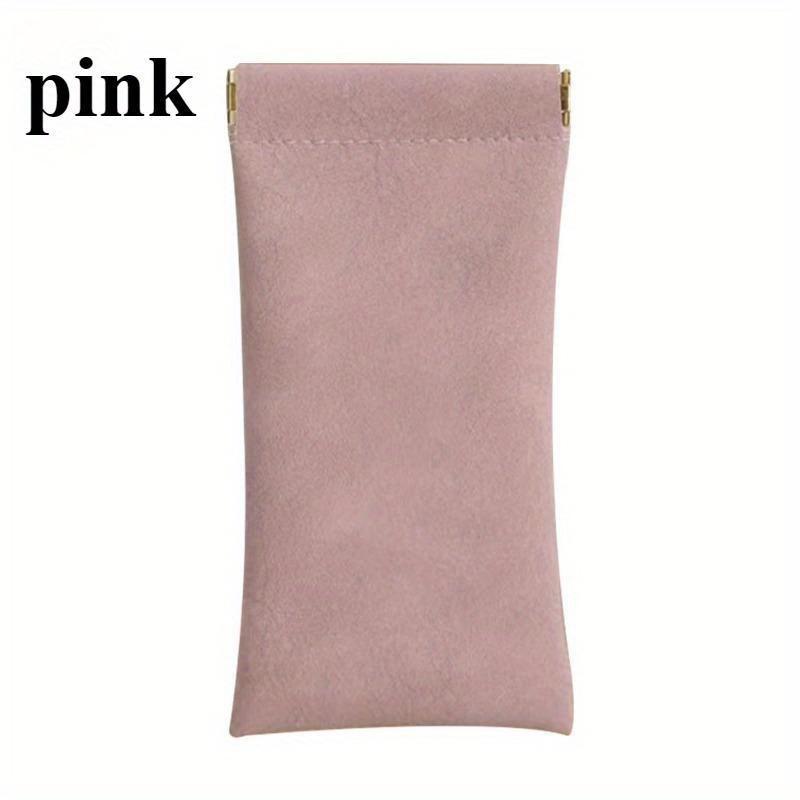 5pcs PU Leather Reading Glasses Bag Case Automatic Closed Sunglasses Cover Eyewear Lightweight Storage Waterproof Protective Bag