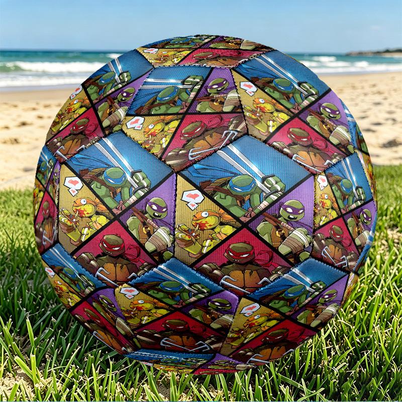 Gamer Print Size 5 Soccer Ball, PU Wear Resistant Football for Match Training and Daily Practice, Birthday Gift for Soccer Fans