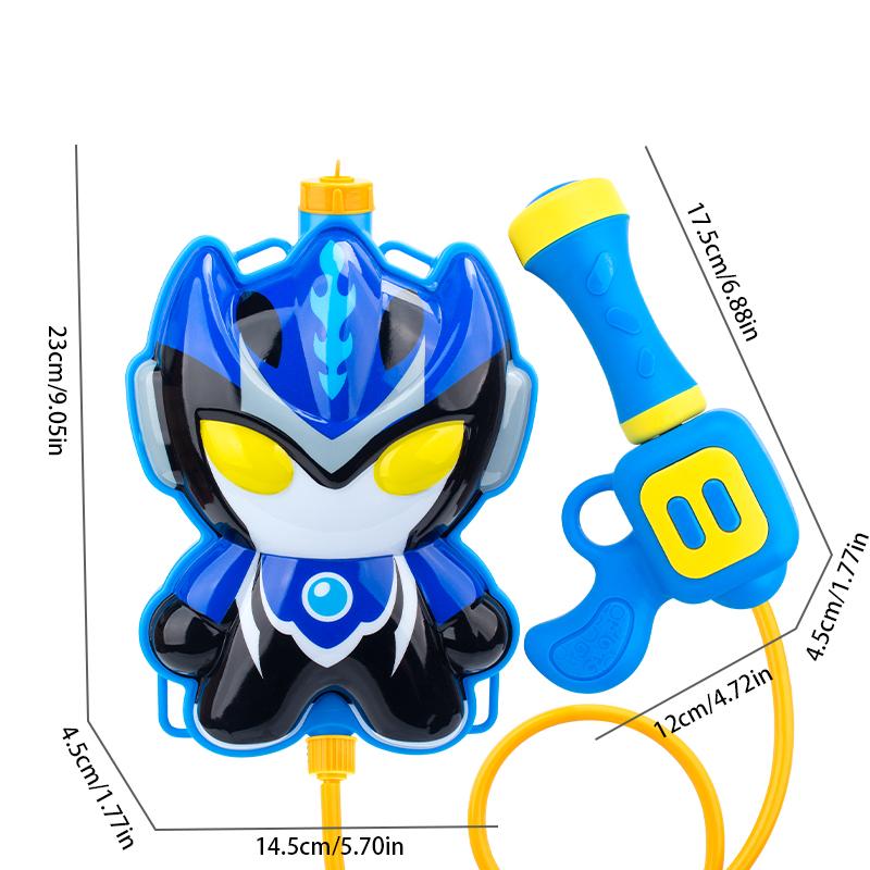 Children'S Water Gun Splashing Toys Backpack Water Gun Summer Beach Toys Water Fight Boys Girls Backpack Water Gun Outing Toys C