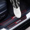Ochrana prahu dveří auta, 4 kusy Kryt chrániče hrany dveří a prahu, Univerzální gumové vnější příslušenství odolné proti poškrábání pro auto/SUV