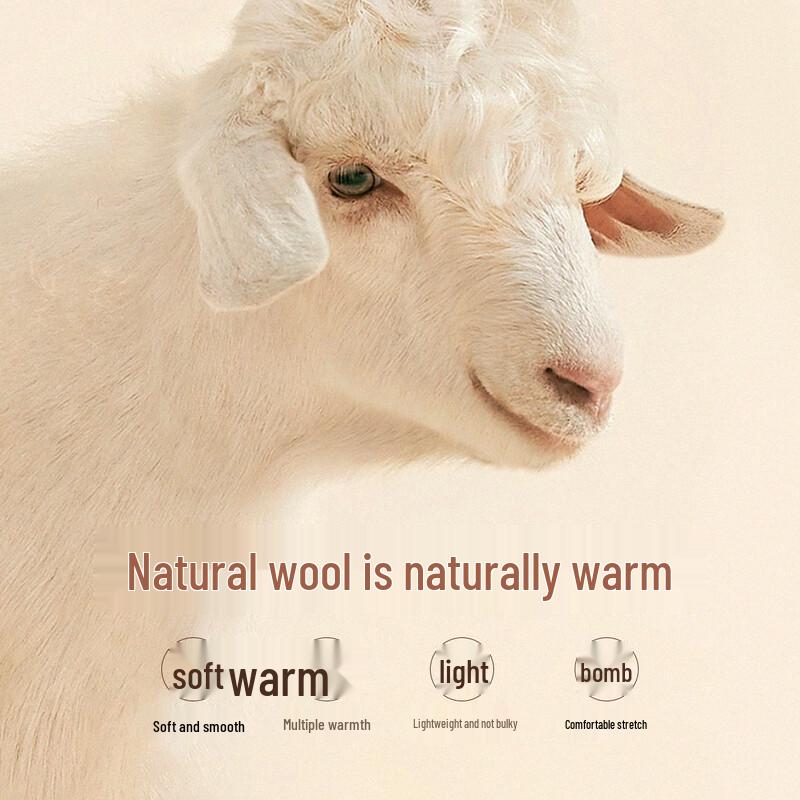 Hodo Men's Wool Blend Casual Business Trousers