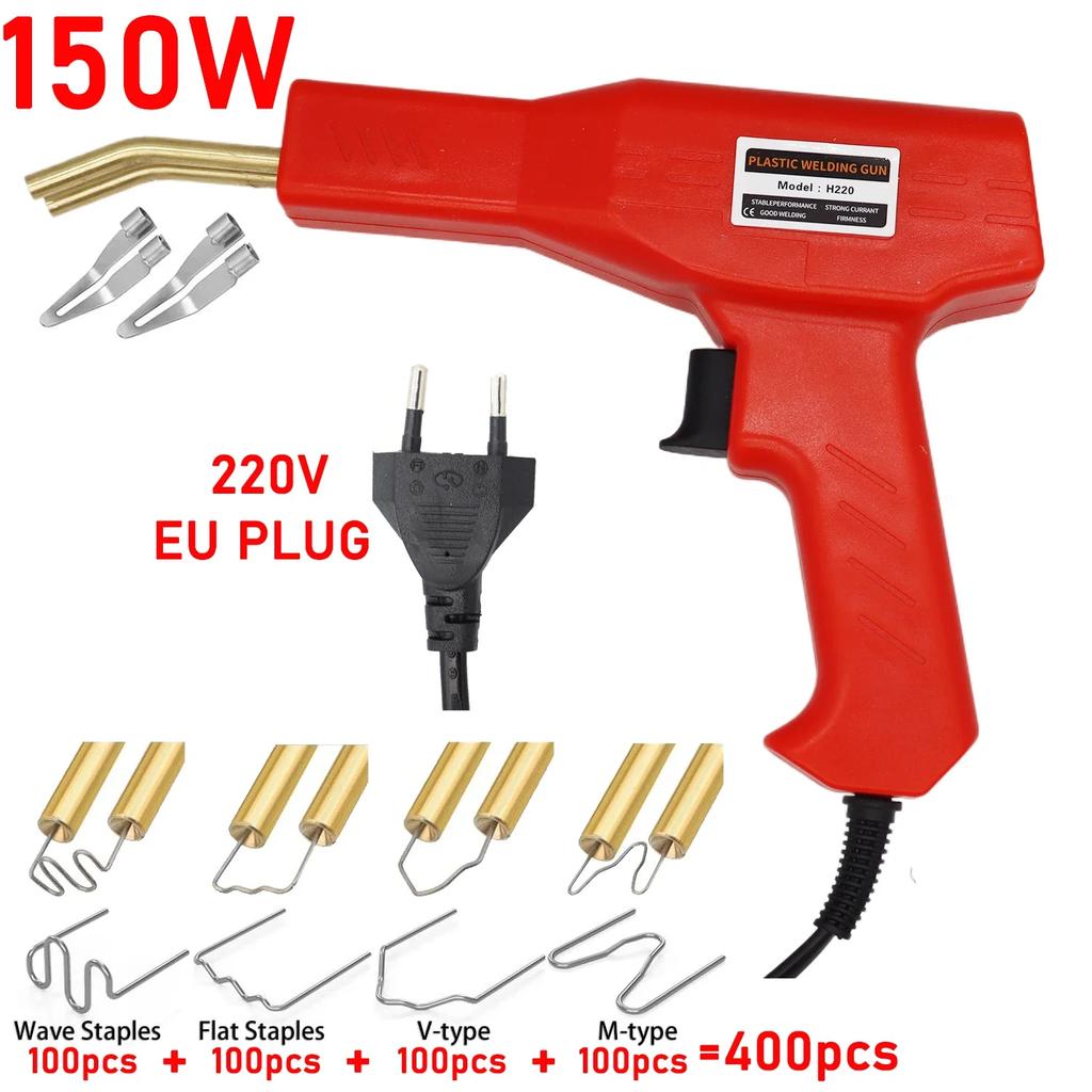 150W Plastic Welding Hot staplercar Bumper Repair Kit Hot Stapler Welding Repair Machine welding Gun
