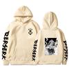 Berserk Guts Herbst Winter Herren Hoodie Vintage Unisex Pullover Herren Vintage Grafik Kapuzenpullover Tops Übergröße Streetwear Kleidung