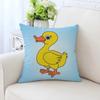 Cute Little Yellow Duck Pillowcase Car Ornaments Office Living Room Sofa Home Pillowcase