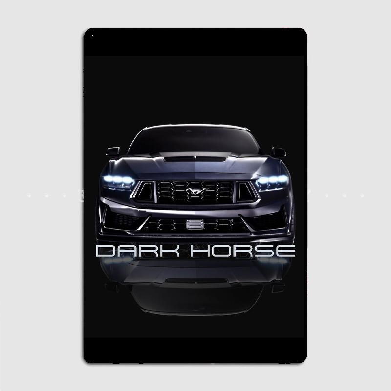 

Mustang DARK HORSE Classic Car Metal Sign Poster Garage Decoration Room Decor Car Club Tin Home Decor 30x40cm(11.8x15.7inch)