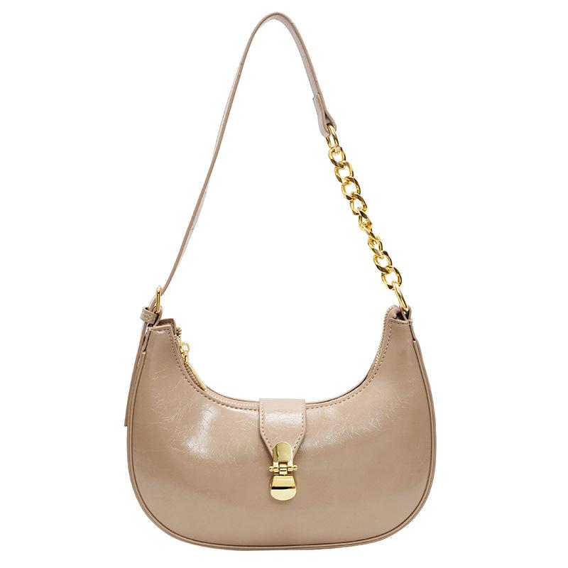 Wholesale Niche Simple Temperament Underarm Dumpling Bag Versatile High Sense Fashion Commuter Style Messenger Bag Women