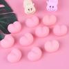 10/30/50 Fun Butt Mochi Squeezable 3D Stress Relief Peach Butt Stickers For Phone Decoration Accessories Toys
