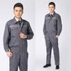 1 Set Men Coat Pants Reflective Solid Color Two Piece Set Autumn Welding Suit Auto Car Repairmen Workshop Mechanic Clothing