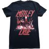 Sommer Seltener Motley Cruer Grafik Polyester T-Shirt Unisex Sommer Kurzarm Modemarke T-Shirt Luxus Lässig Vintage T-Shirts