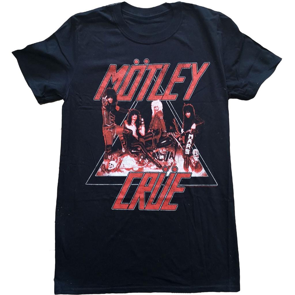 Sommer Seltener Motley Cruer Grafik Polyester T-Shirt Unisex Sommer Kurzarm Modemarke T-Shirt Luxus Lässig Vintage T-Shirts