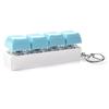 Stress Relief Keychain: Creative Squeeze Button Toy & Fun Gadget Pendant