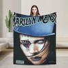 Marilyns Mansons Accessories Blanket Soft Flannel  Throw Blankets Relax Rug Piece