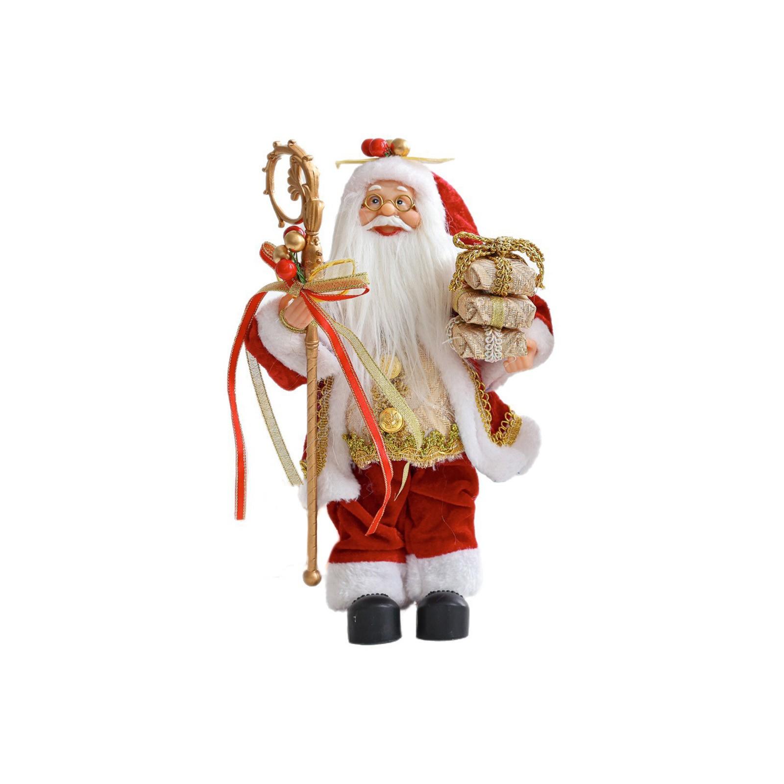 

Включает 11,8-дюймовые украшения и рождественские стоячие статуэтки-украшения с подарочными пакетами. Это отличный выбор для новогоднего или рождественского украшения One Size