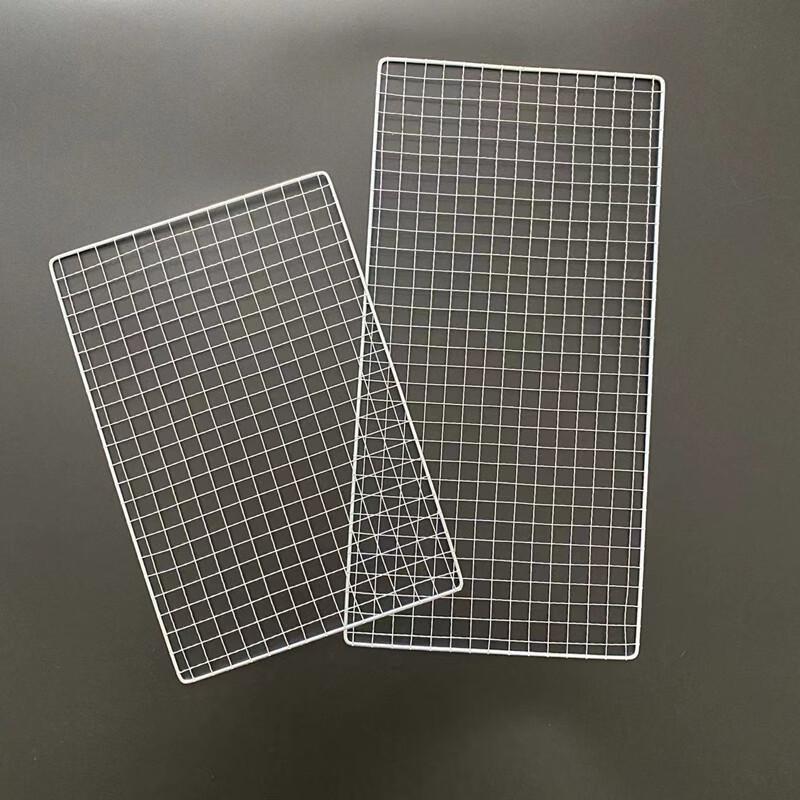 

ZISIZ Galvanized Rectangular BBQ Grill Mesh (40x80cm, 2-Pack)
