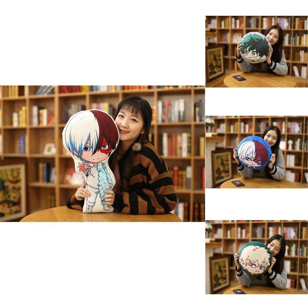 Cozy My Hero Academia Pillow Cushion Featuring Midoriya Izuku And Bakugou Katsuki Designs