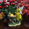 Resin Fairy Figurine With Angel And Bird For Birthday And Holiday Party Decor