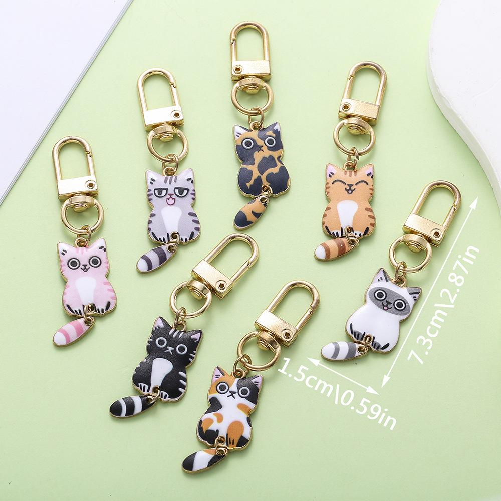 Sailor Moon Luna Cat Keychain - Cute Cartoon Pendant for Bags and Backpacks