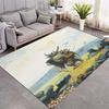 Vintage Fantasy Fairy Tale Illustration Area Rug Non‑Slip Floor Mat Carpet for Living Room Bedroom Home Interior Decoration