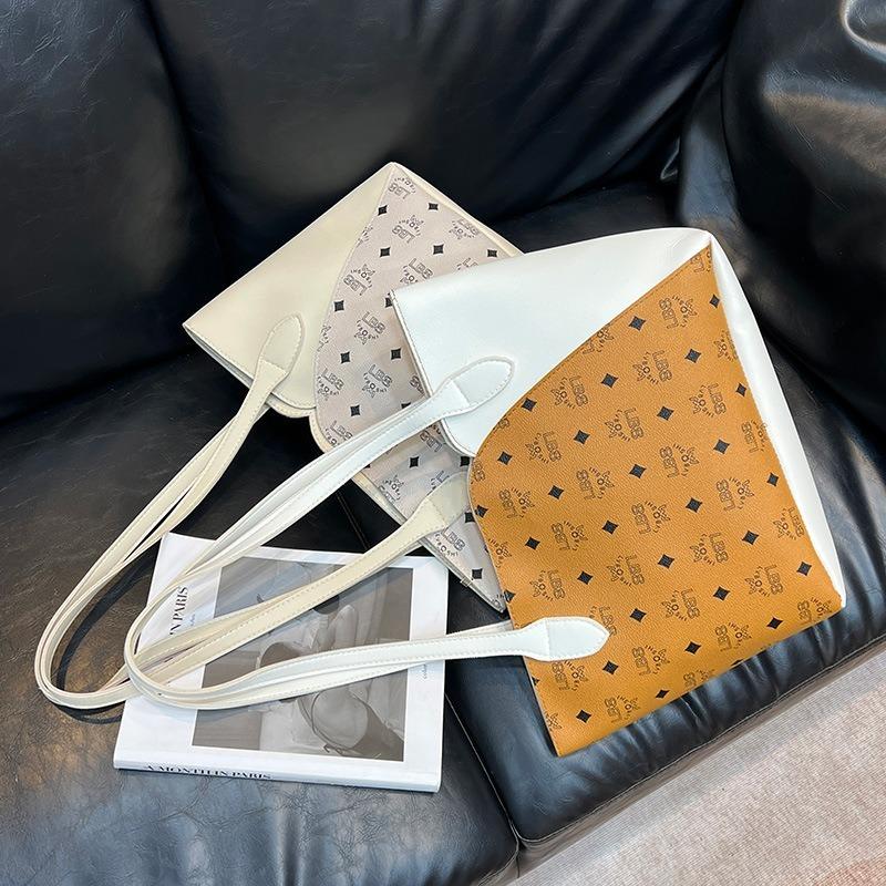 Large Capacity Handbag Women's Single Shoulder European Tote Bag