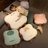 30-50CM Big Stuffed Bread Animal Plush Pillow Cute Toast Large Backrest Cartoon Chair Bed Back Cushion Comfortable Toys
