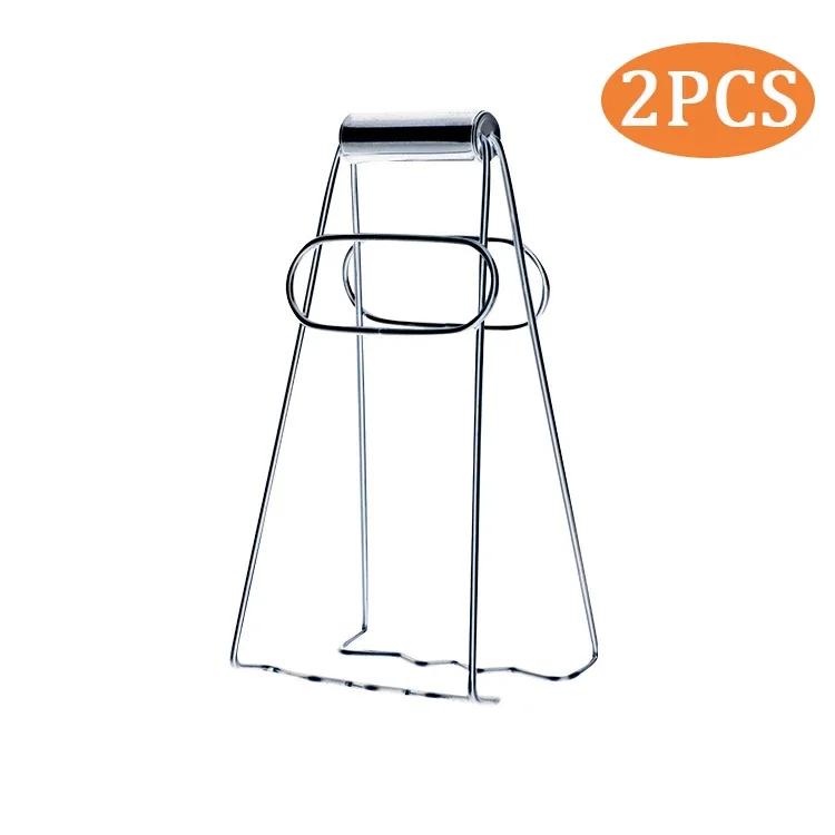 1-5PCS Stainless Steel Foldable Hot Dish Clamp Anti-Scald Bowl Clip Plate Pot Gripper Kitchen Utensil Holder Kitchen Tool