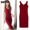 GMXIA Women Fashion Round Neck Sexy Sleeveless Mini Dress Fashion Dress
