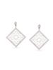 Kicky and Perky 925 Sterling Silver Textured Jali Pattern Dangle Earring Jewelry for Women