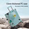 Durable Multifunctional Luggage with Cup Holder, Combination Lock, Rechargeable Features, and Large Capacity for Men and Women
