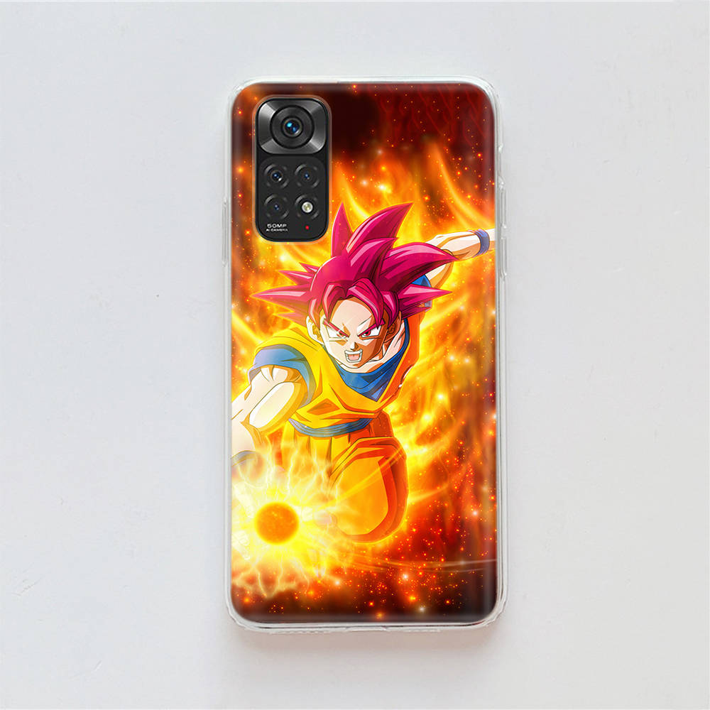 DT41 Dragon Ball Super Hülle für Samsung A04 A14 A23 A34 A54 M23 M33 M52 M53 Realme 10 9 C30S C35 C55 VIVO Y02S Y21 Y33S Y51 X80 Pro Klare Abdeckung