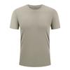 Camiseta Masculina de Seda Gelada com Gola Redonda e Manga Curta, Top Masculino para Esportes e Lazer Corrida, Roupas Masculinas de Secagem Rápida para Fitness Manga Curta