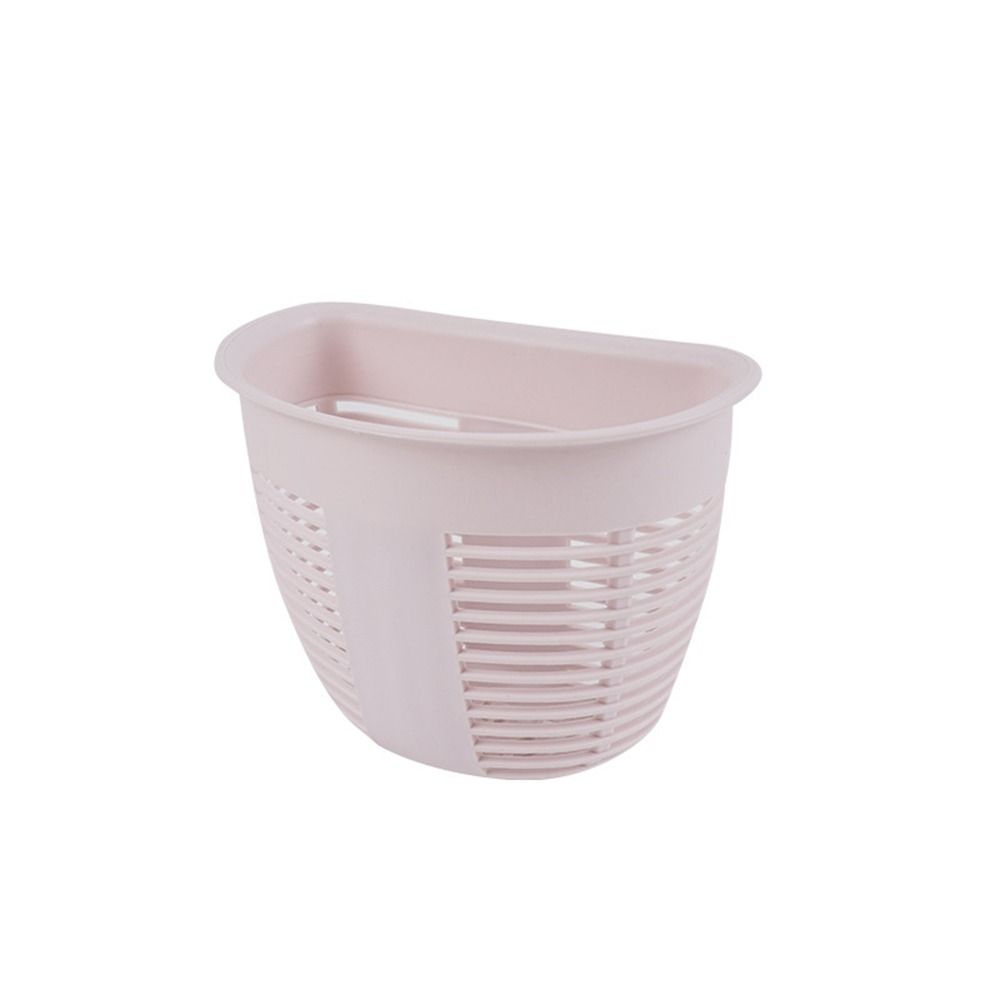 

Punching-free Small Drain Basket Plastic Sundry Storage Basket for Kitchen хаки