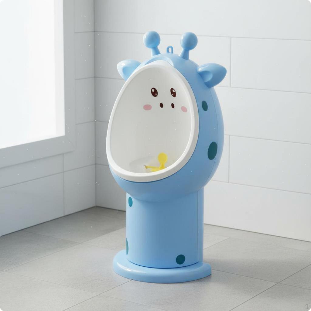 Wandmontiertes Kinderurinal Leicht zu reinigen Jungen Stehend 2-in-1 Installation Kindertrainings Töpfchen