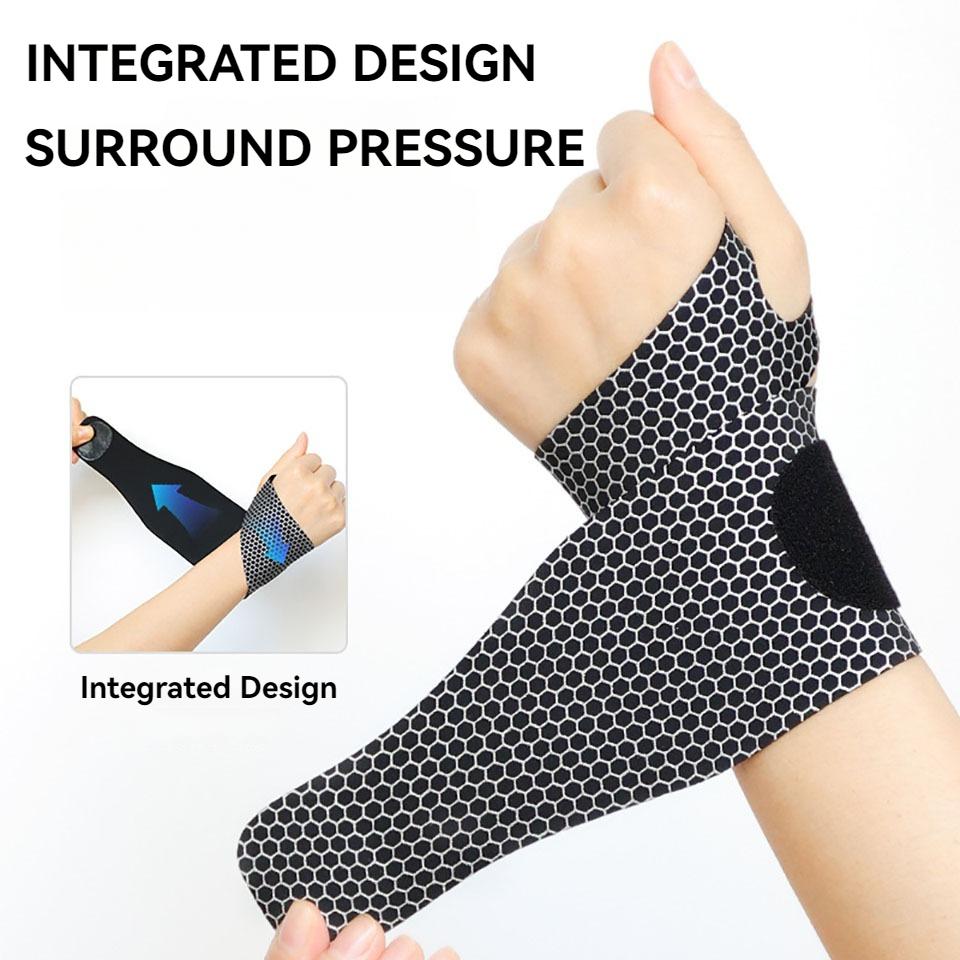 1Pcs Adjustable Stretch Wrist Brace Compression Support Wrap For Sports Sprain Chronic Strain Joint Pain Relief Unisex