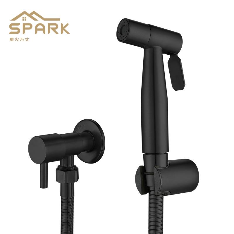 Matte Brushed Gold Factory Outlet Brass Bidet Sprayer Toilet Set Bidet Toilet Sprayer Toilet Bidet Sprayer Set High End Quality (as the picture,Other)