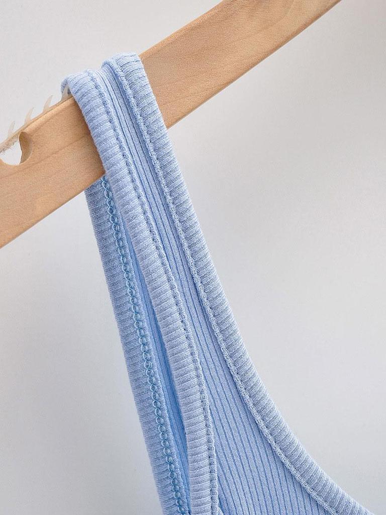 Fishbone Thread Safari-Stil-Weste, unregelmäßiges Hemd mit Hakenboden für Frauen, quadratischer Ausschnitt, sexy, ärmellose Tops