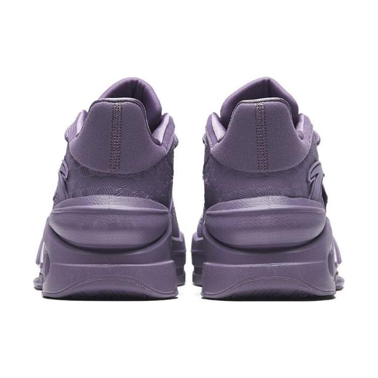 Anta Badass 4 Comfortable Versatile Shock Absorbing Durable Mid-Top Running Shoes Men Running Shoes Purple 112318080-4
